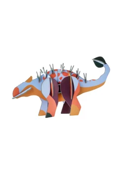 Papierskulptur 'Stacheliger Dino'