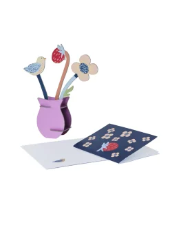 Papierskulptur 'Verspielte Blüte'