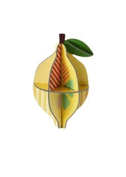 Papierskulptur 'Zitronenregal'