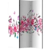 Paravent 'Flowers and Butterflies'