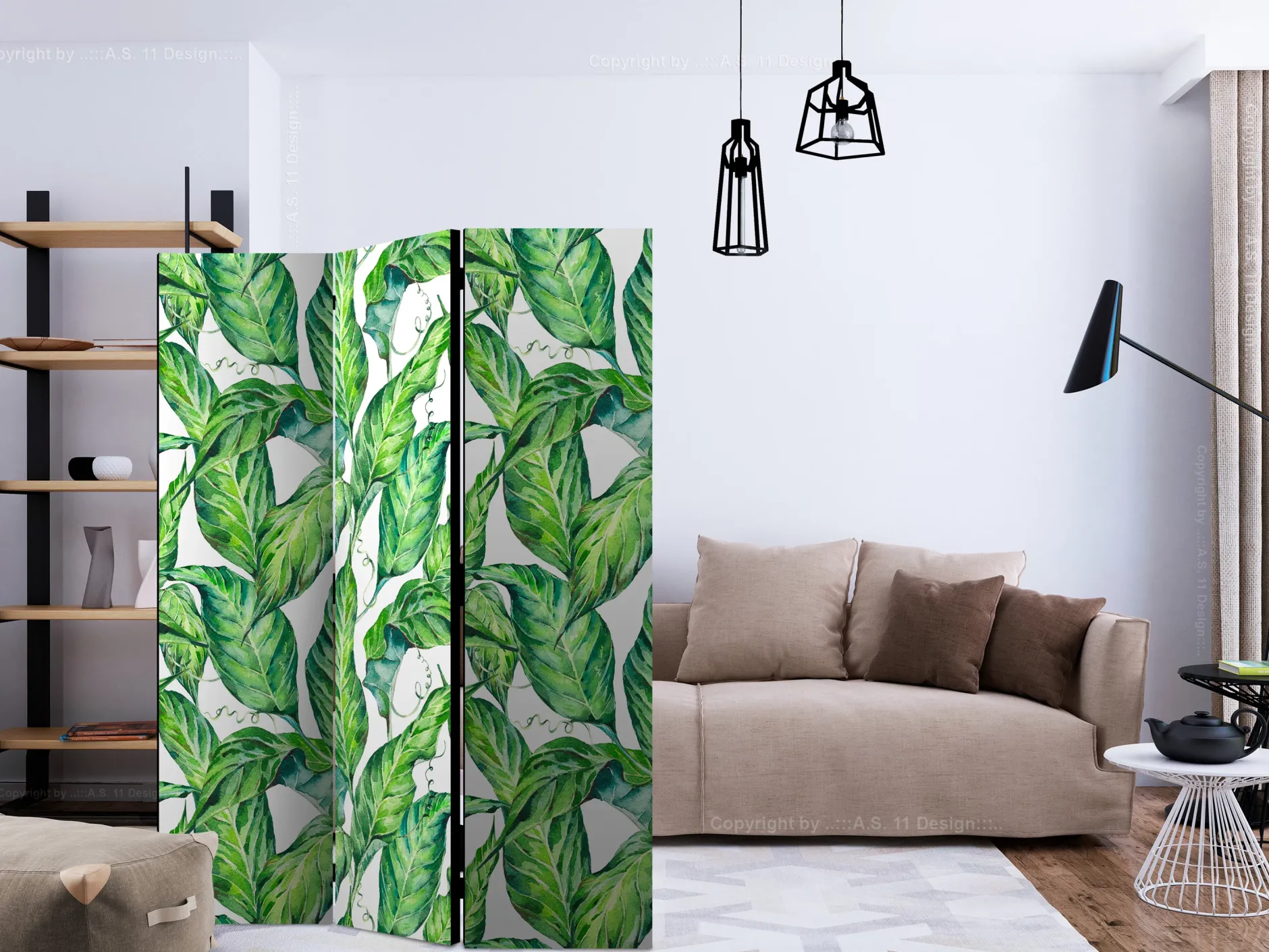Paravent 'Long Leaves'