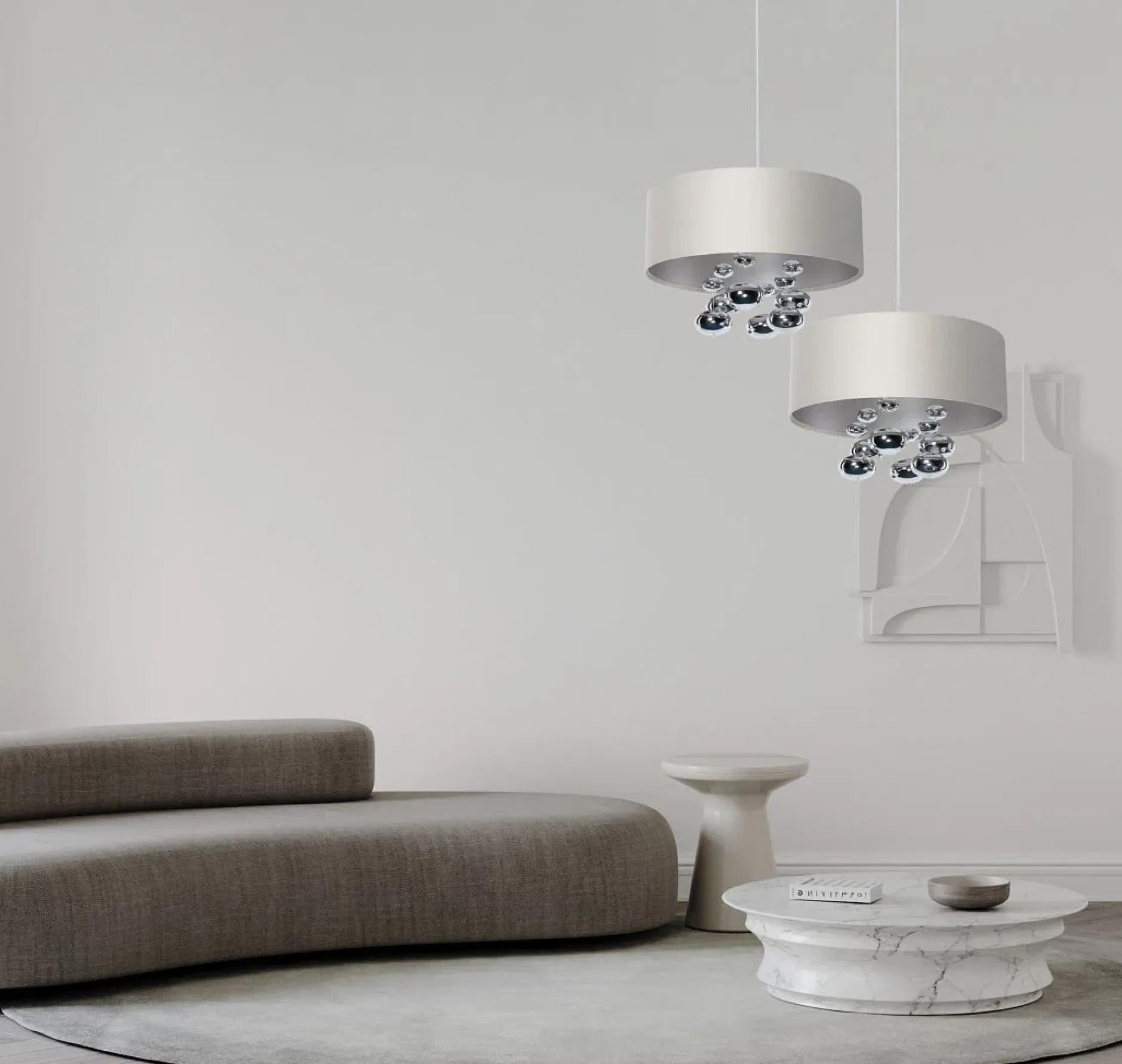 Pendelleuchte 'Bubble Light Spherion 1'