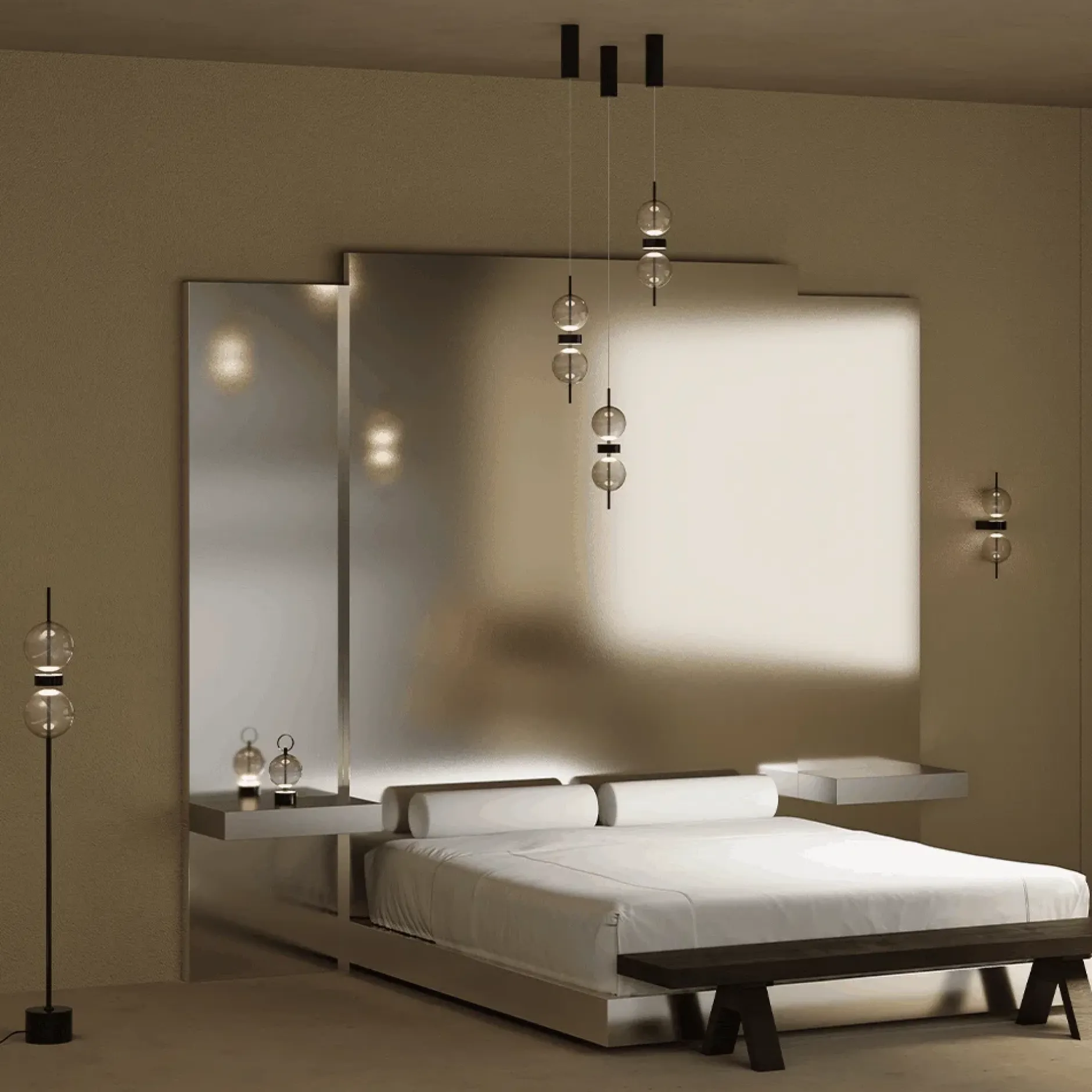 Pendelleuchte 'Double Moon 1'