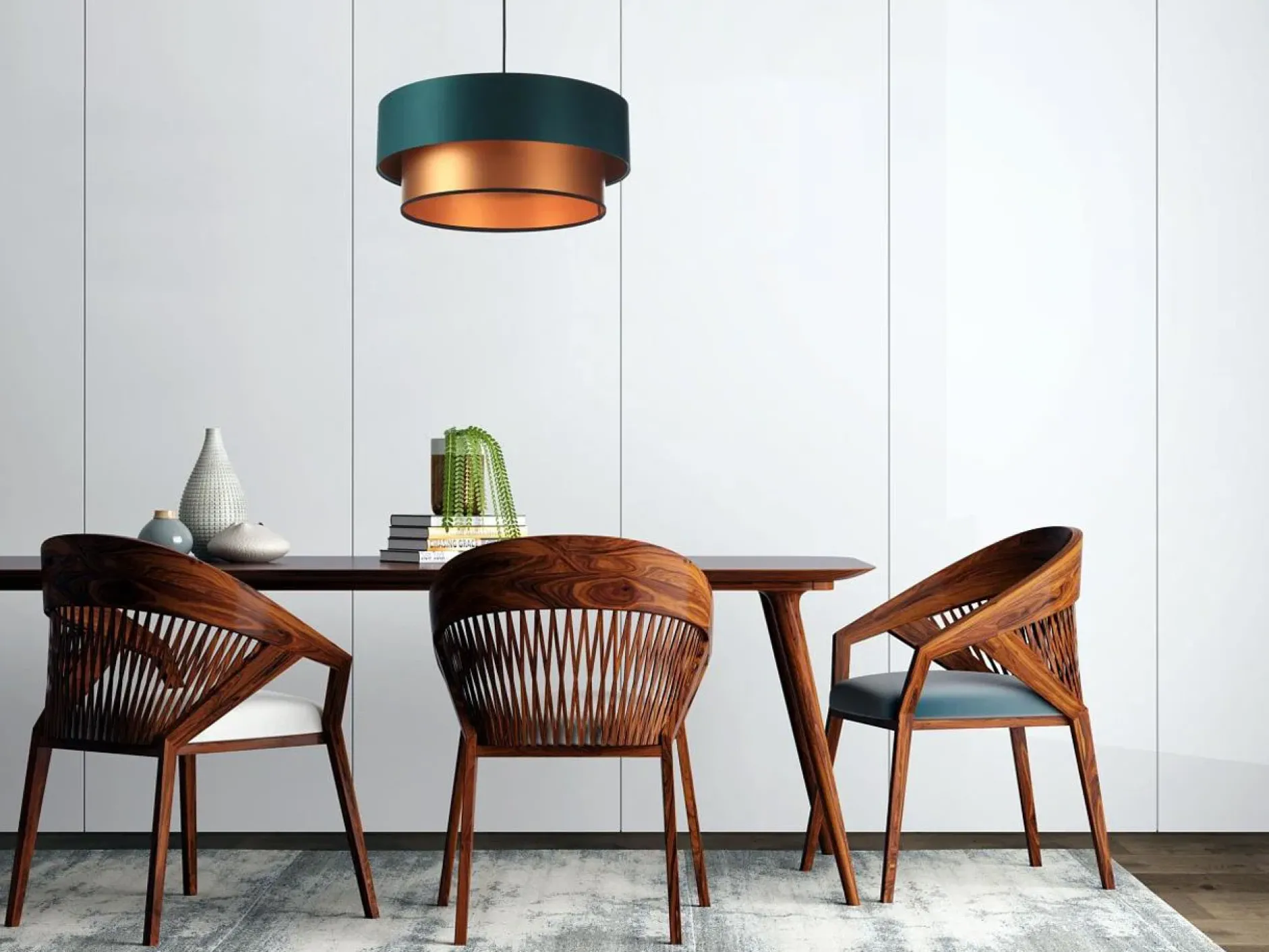 Pendelleuchte 'Duo Ellegant Smooth 1'