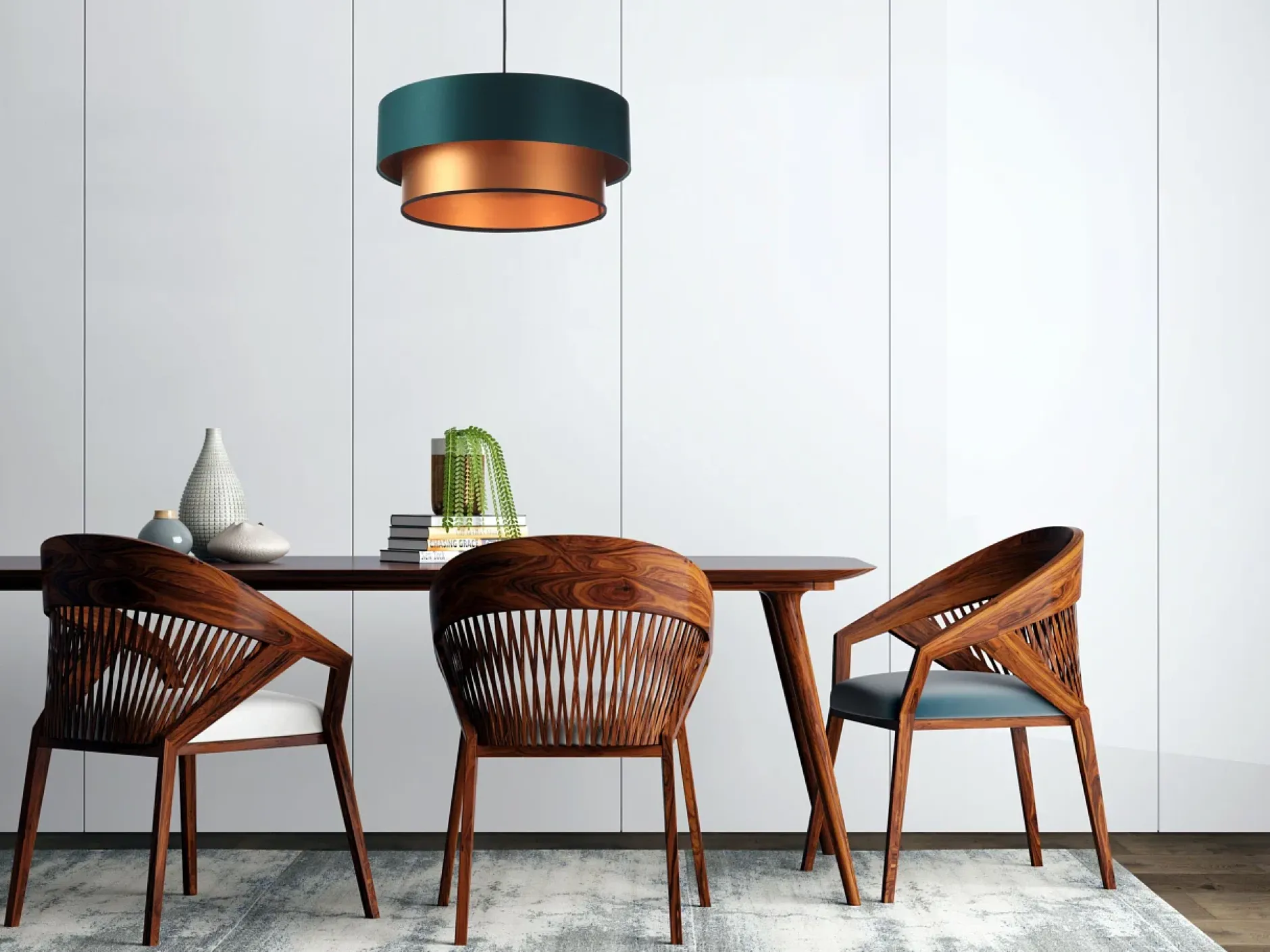 Pendelleuchte 'Duo Ellegant Smooth 1'