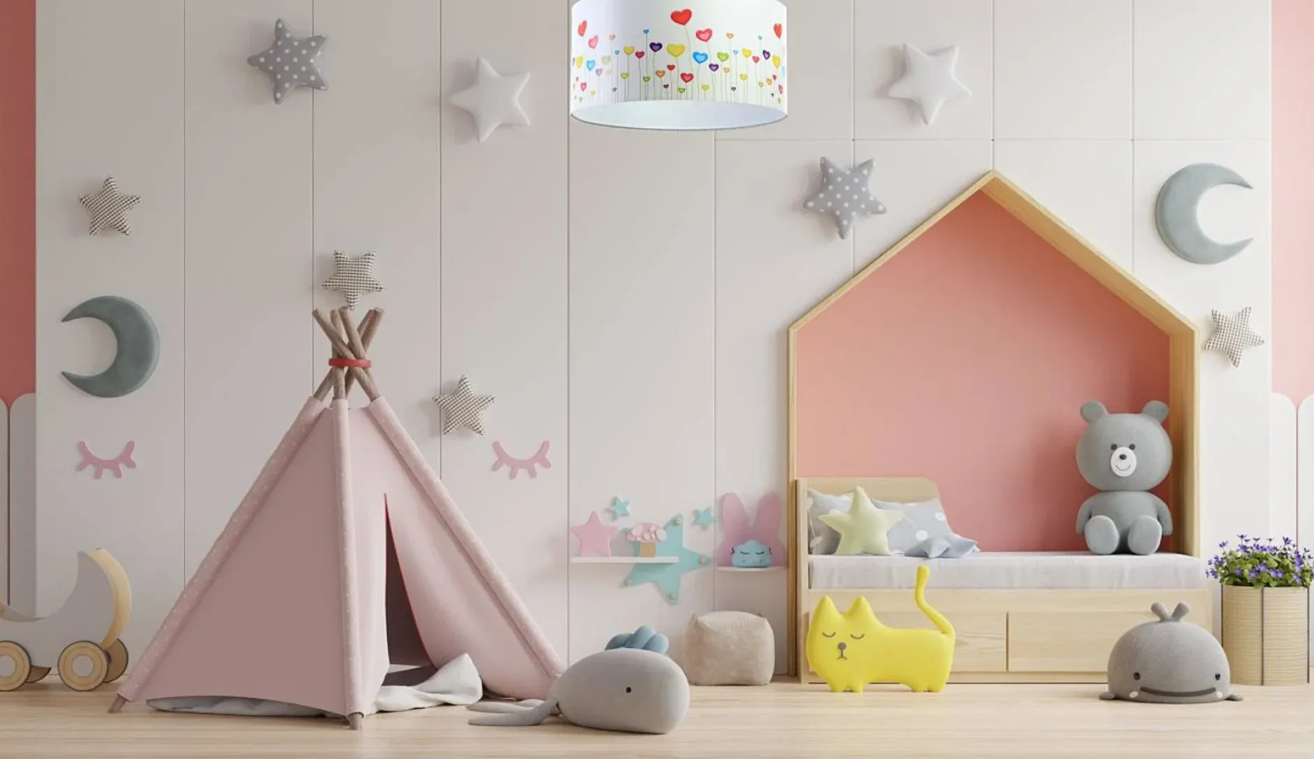 Pendelleuchte 'Foto Dreamy Colorful'