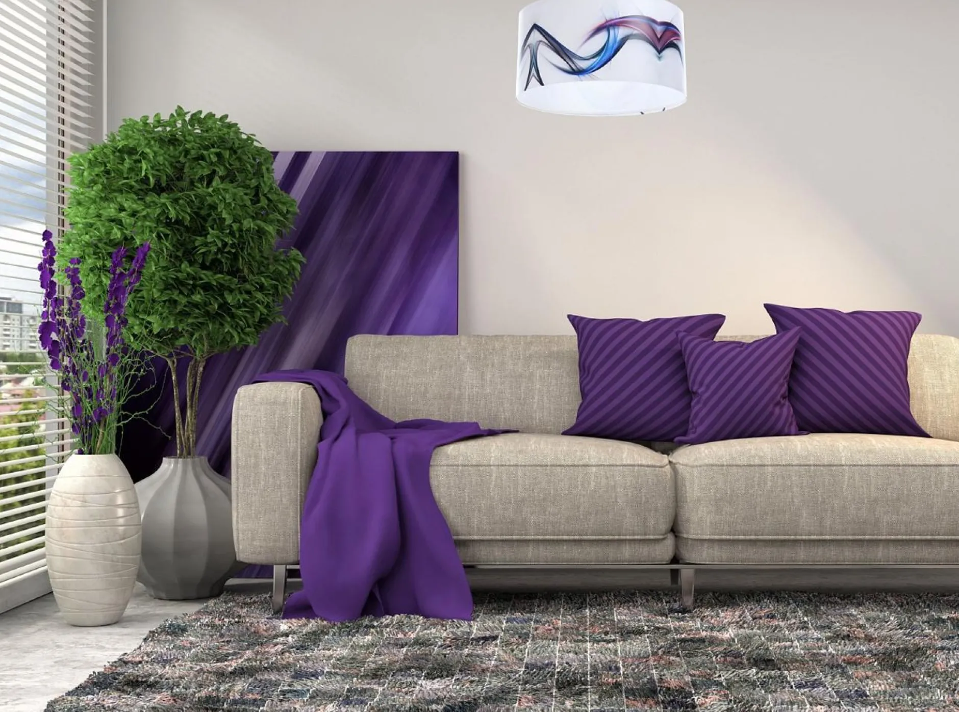 Pendelleuchte 'Foto Dreamy Radiant'