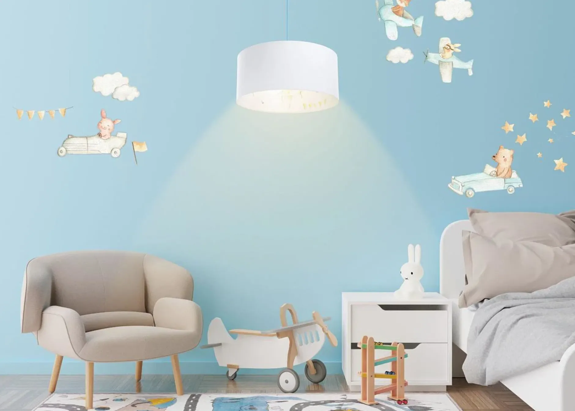 Pendelleuchte 'Foto Dreamy Shiny 1'