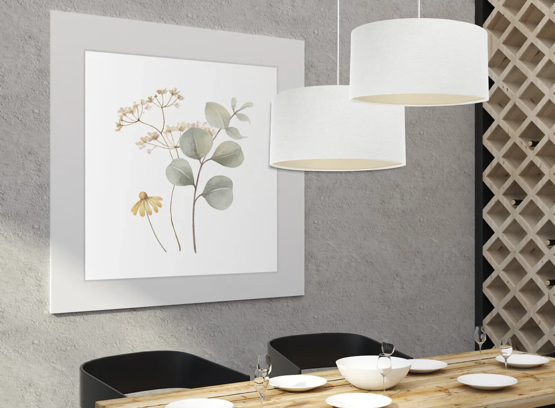 Pendelleuchte 'Glamour Cozy Paradisiac 1'