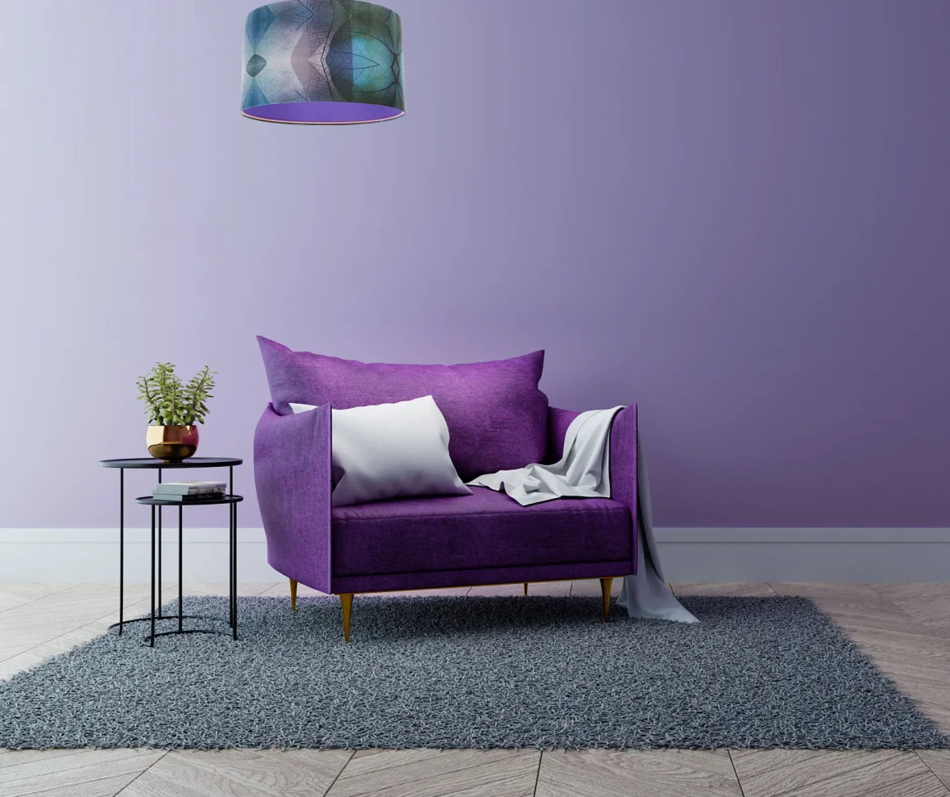 Pendelleuchte 'Portland Subtle Leafy 1'