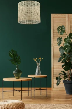 Pendelleuchte 'Rattan Cozy Shimmering'
