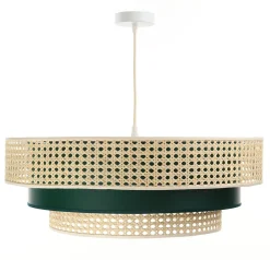 Pendelleuchte 'Rattan Lacey Eminent'
