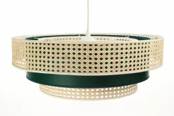 Pendelleuchte 'Rattan Lacey Eminent'