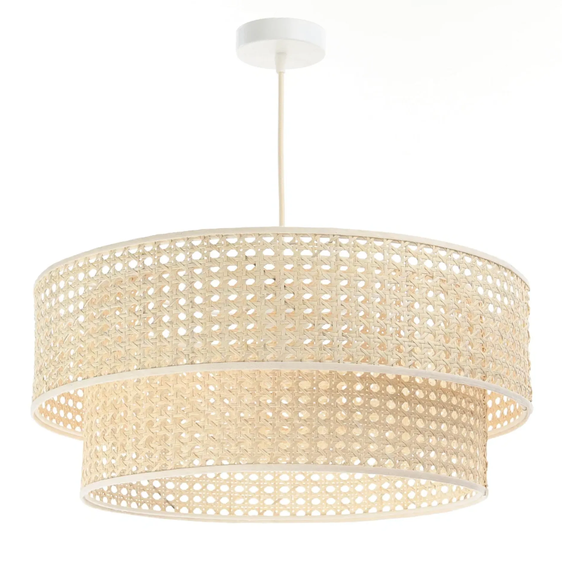 Pendelleuchte 'Rattan Lacey Radiant 1'