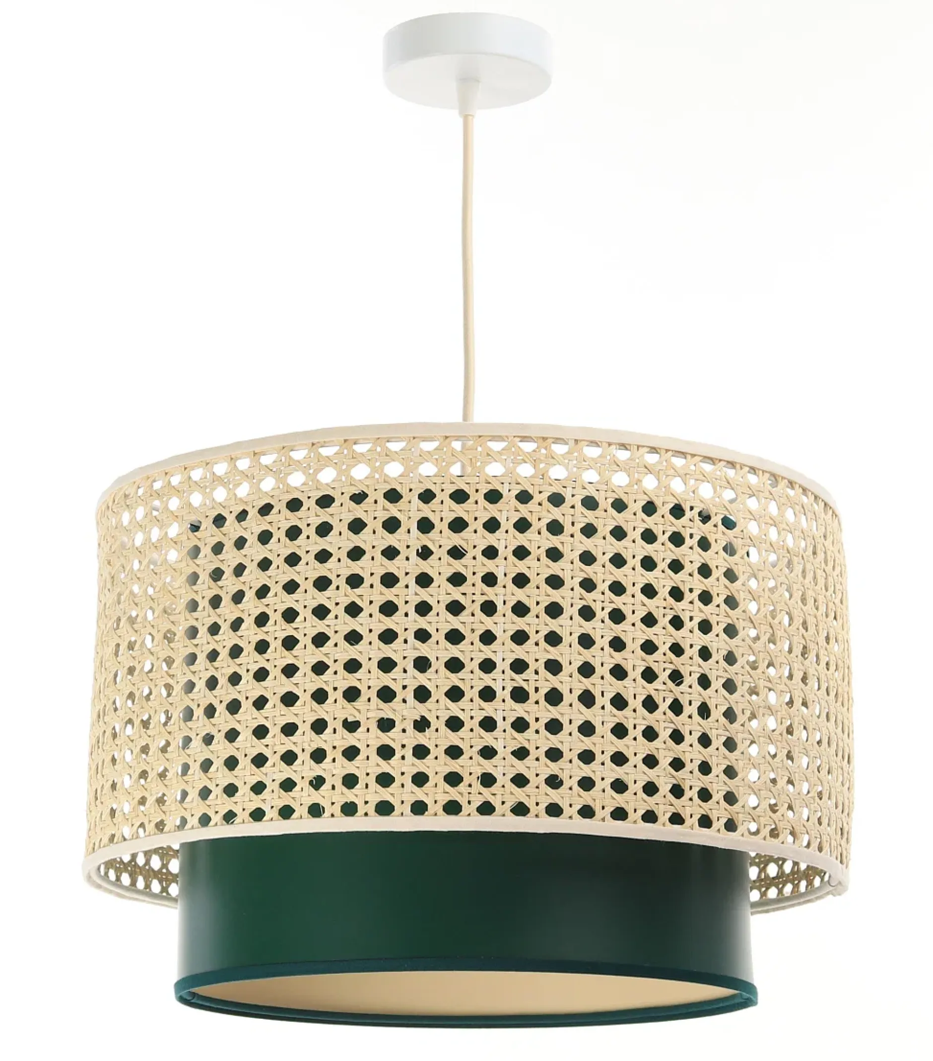 Pendelleuchte 'Rattan Lacey Serious 1'