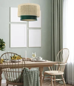 Pendelleuchte 'Rattan Lacey Serious 1'