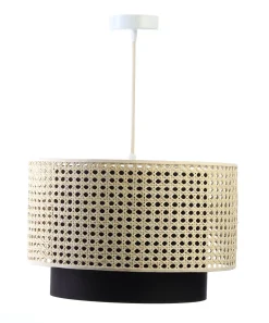 Pendelleuchte 'Rattan Lacey Surreal 1'