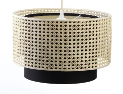 Pendelleuchte 'Rattan Lacey Surreal 1'