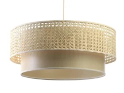 Pendelleuchte 'Rattan Lacey Warm 1'