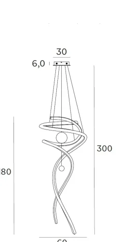 Pendelleuchte 'Ritz 2G'