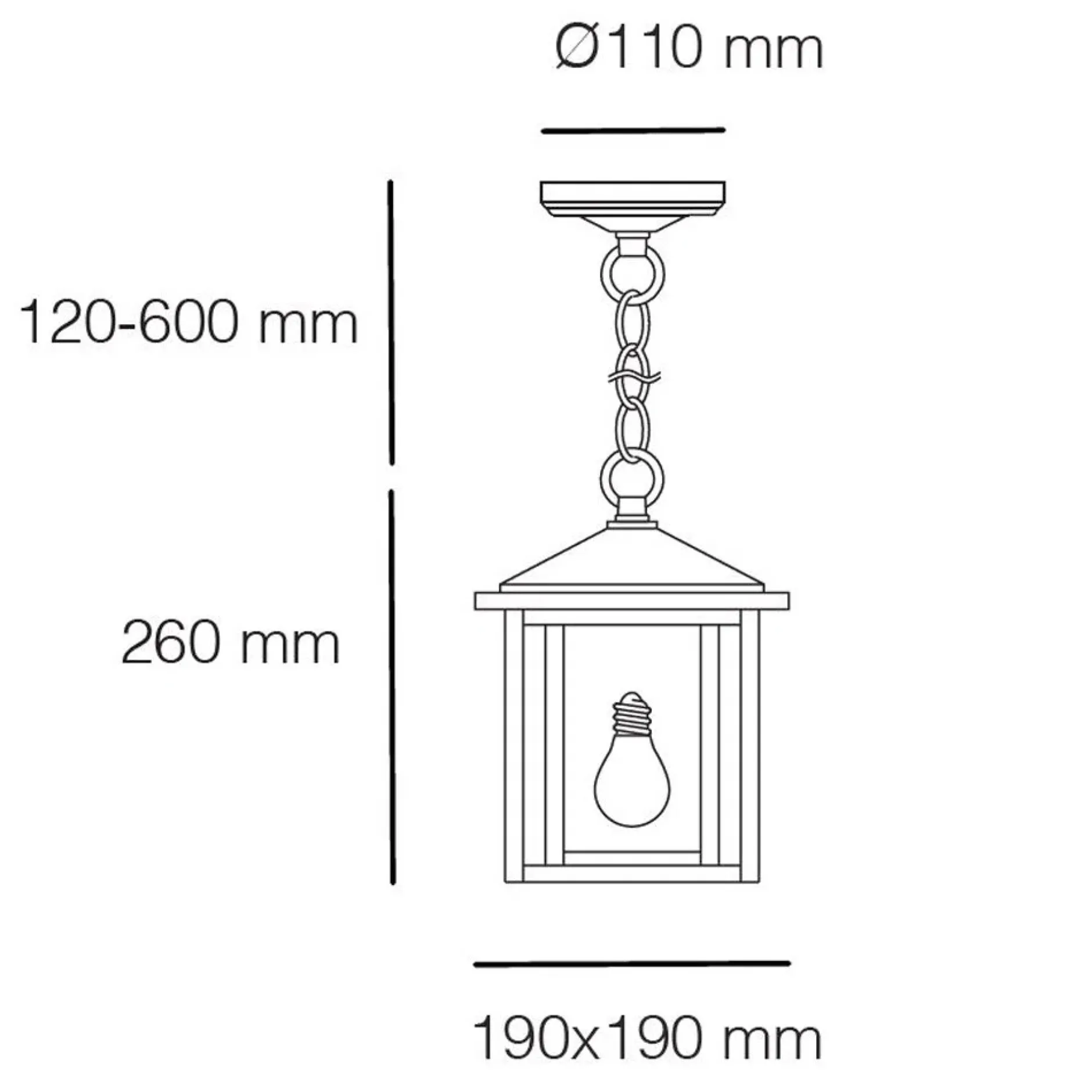 Pendelleuchte 'Ronda 1'