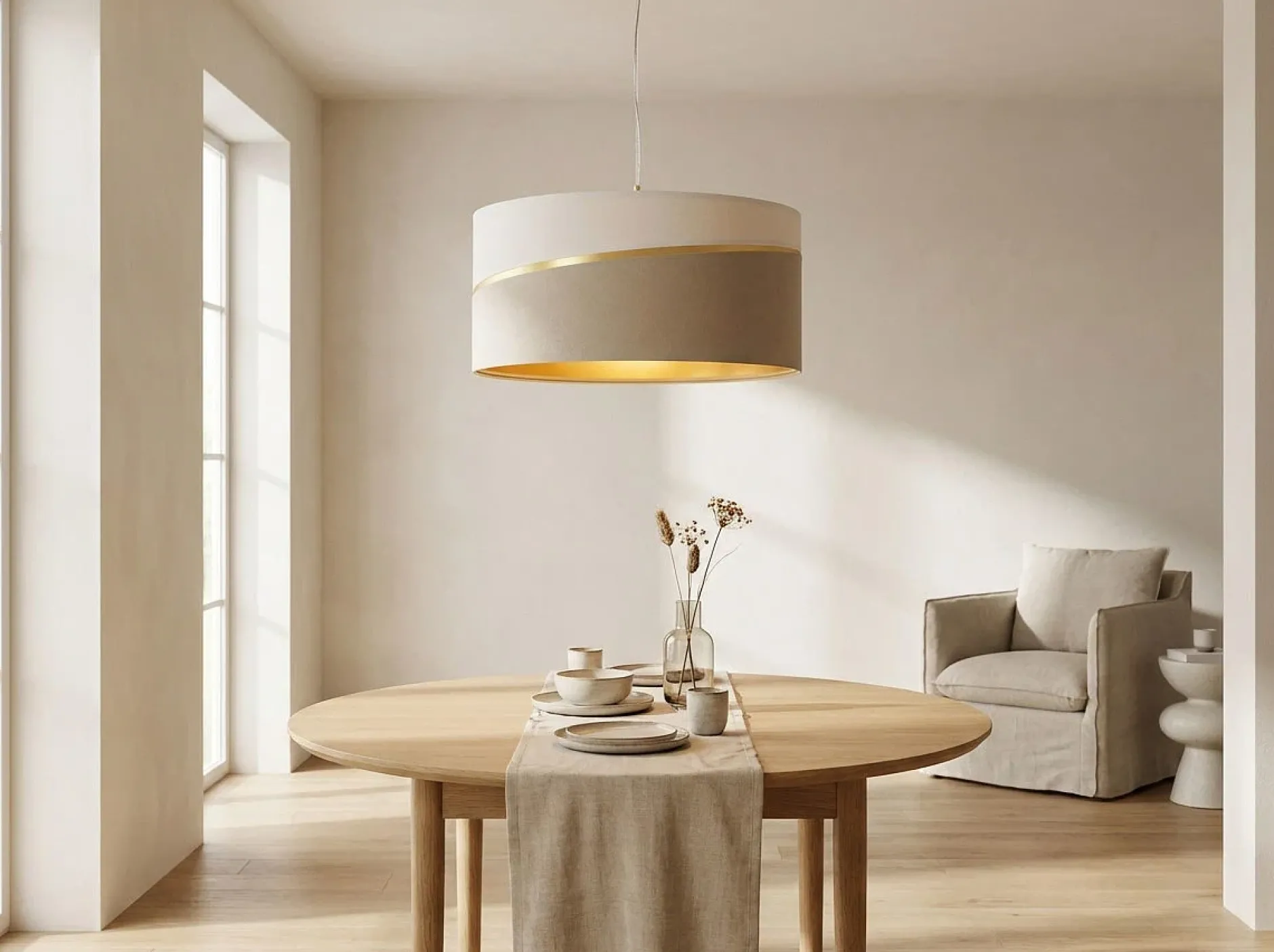 Pendelleuchte 'Swing Whirling Smooth 1'