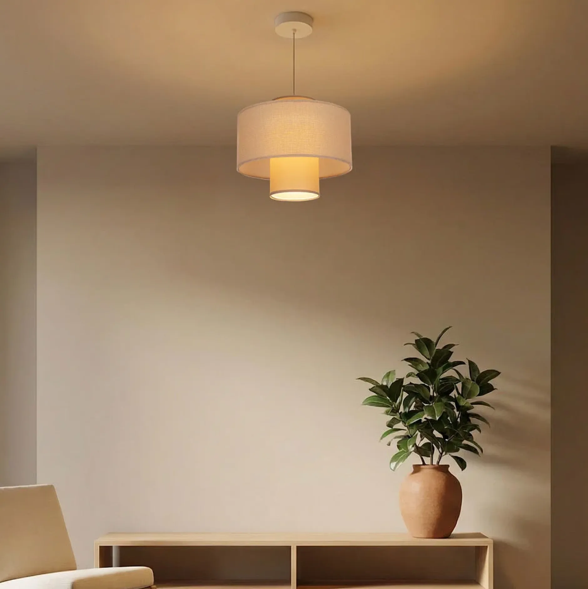 Pendelleuchte 'Twin Pure Ease'