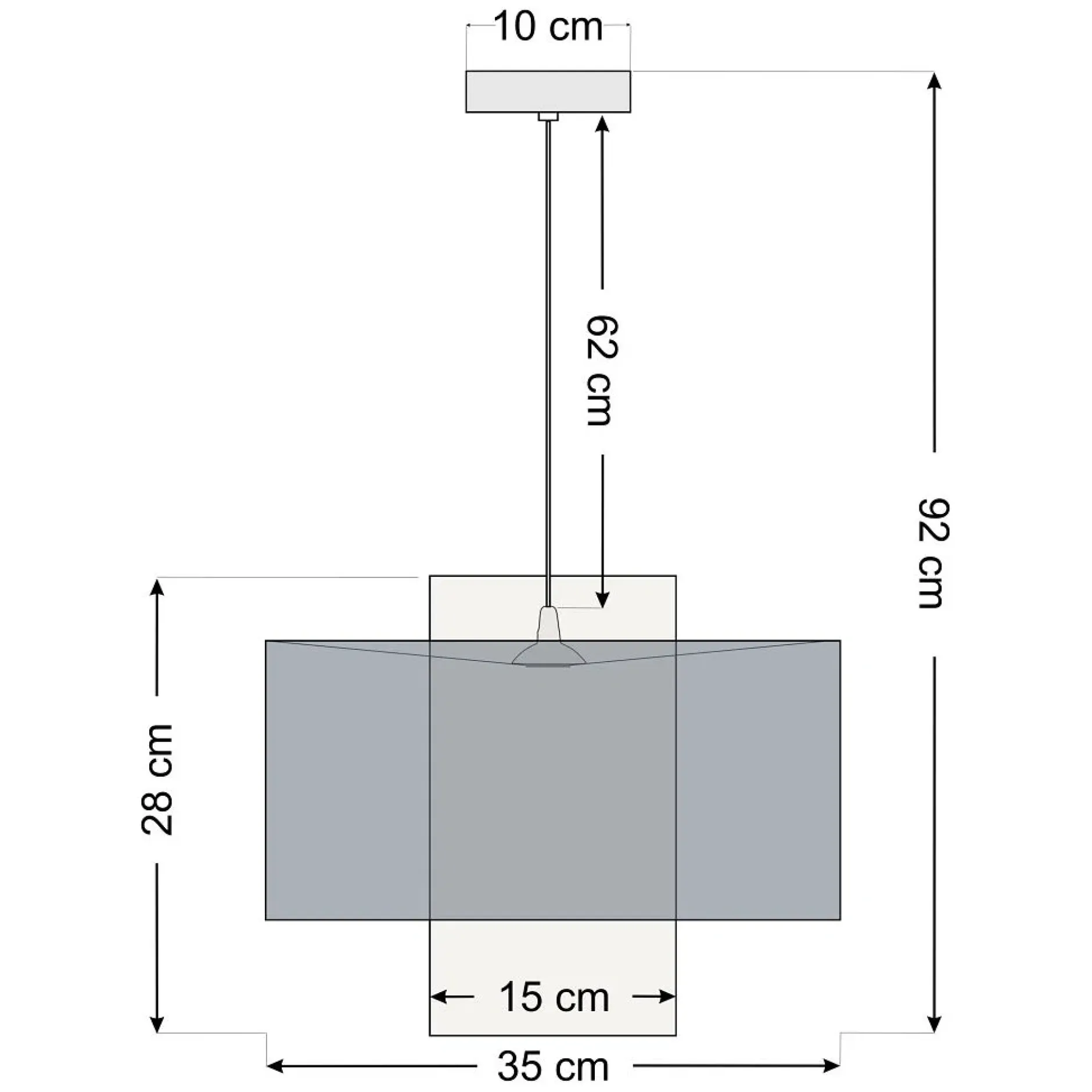 Pendelleuchte 'Twin Silent Luster'