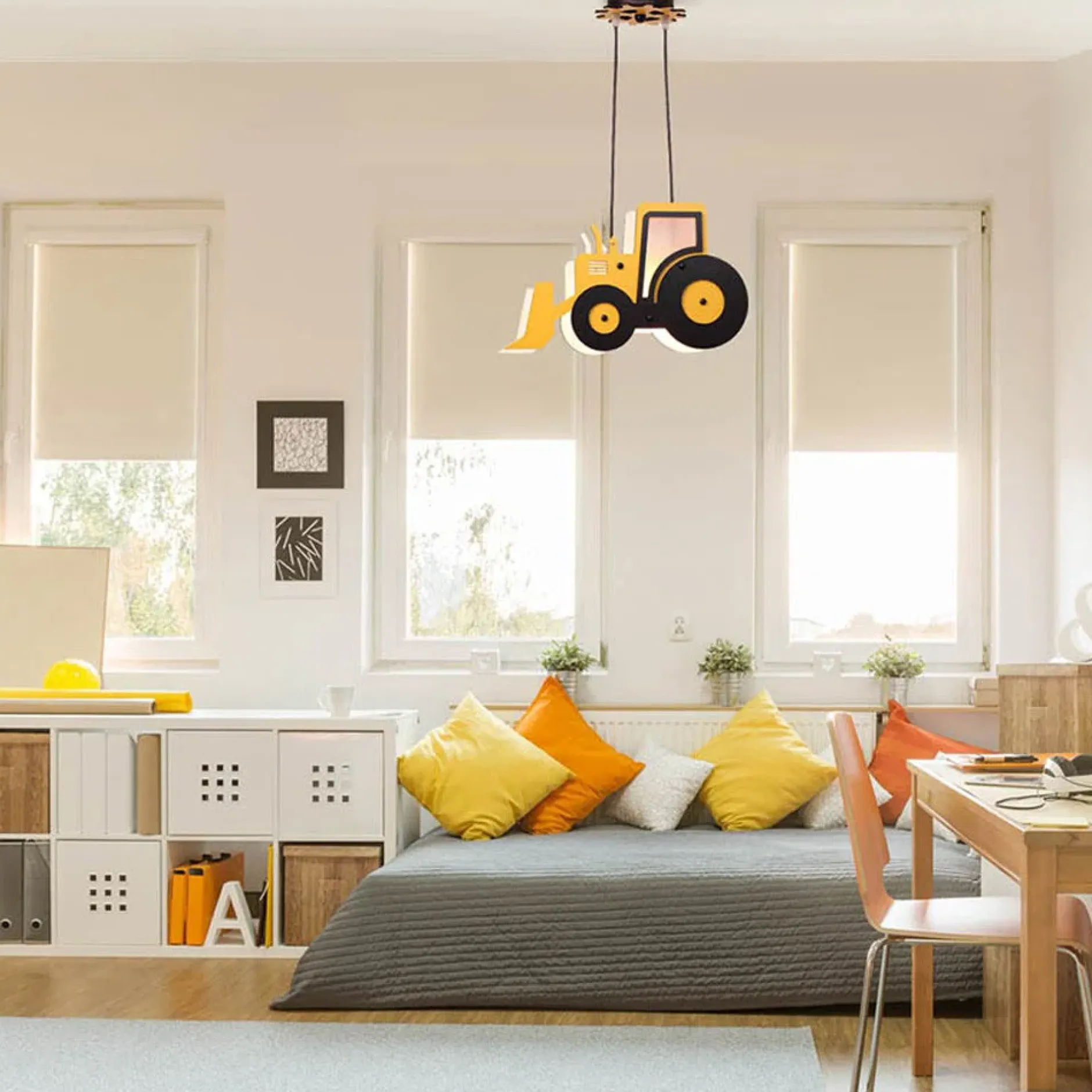 Pendelleuchte 'Yellow Tractor'
