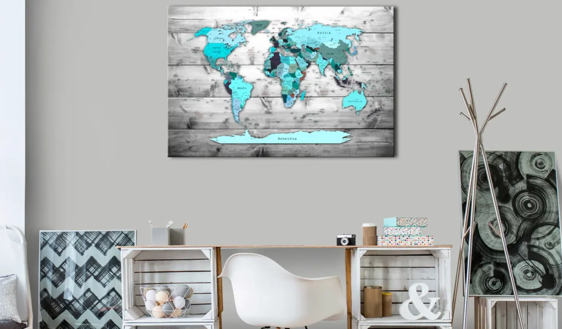 Pinnwand Bild 'Blue Continents'