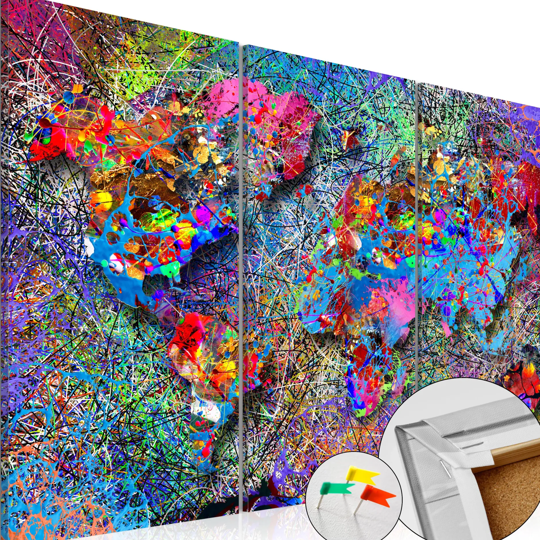 Pinnwand Bild 'Colourful Whirl'