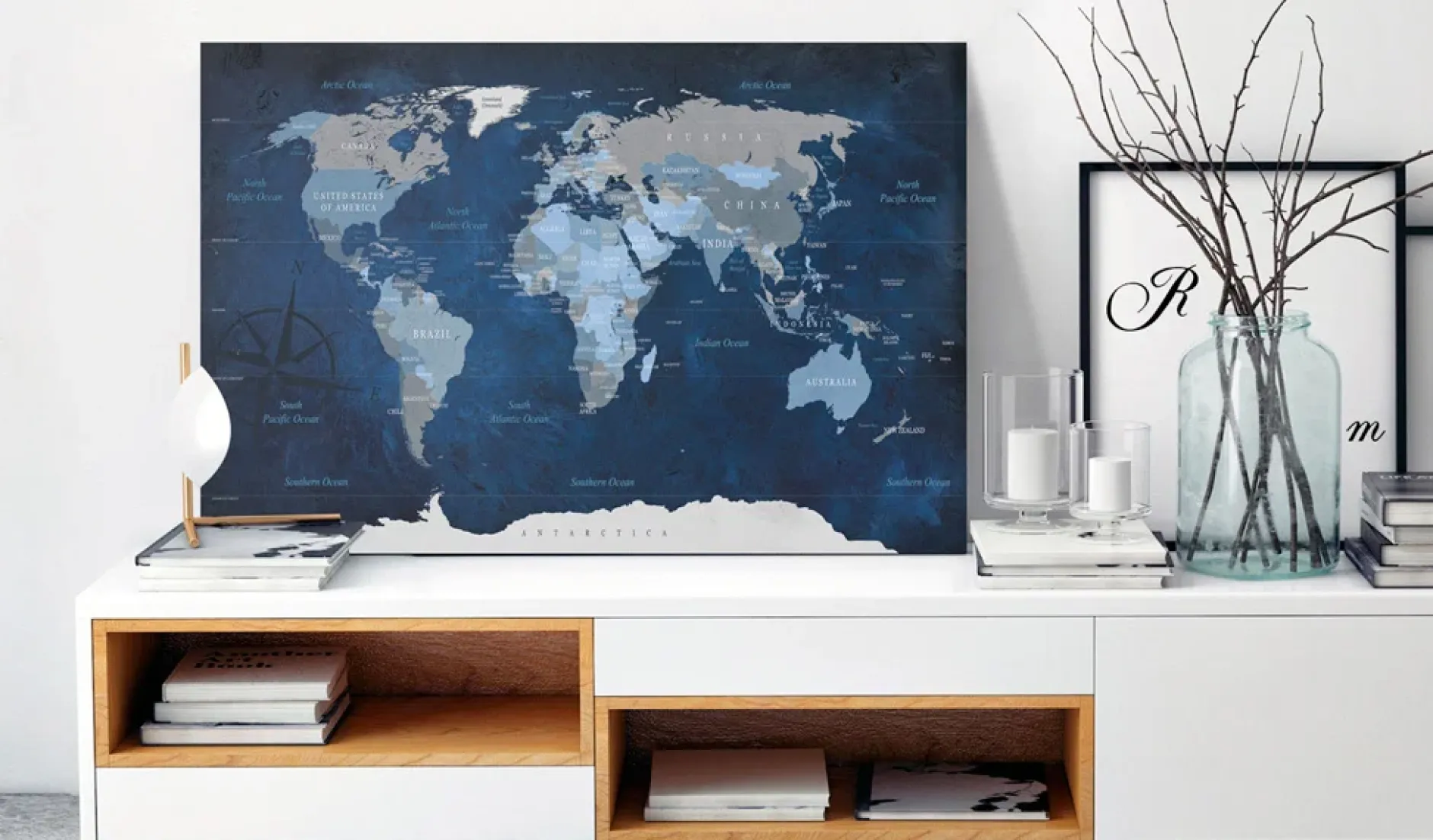 Pinnwand Bild 'Dark Blue World'