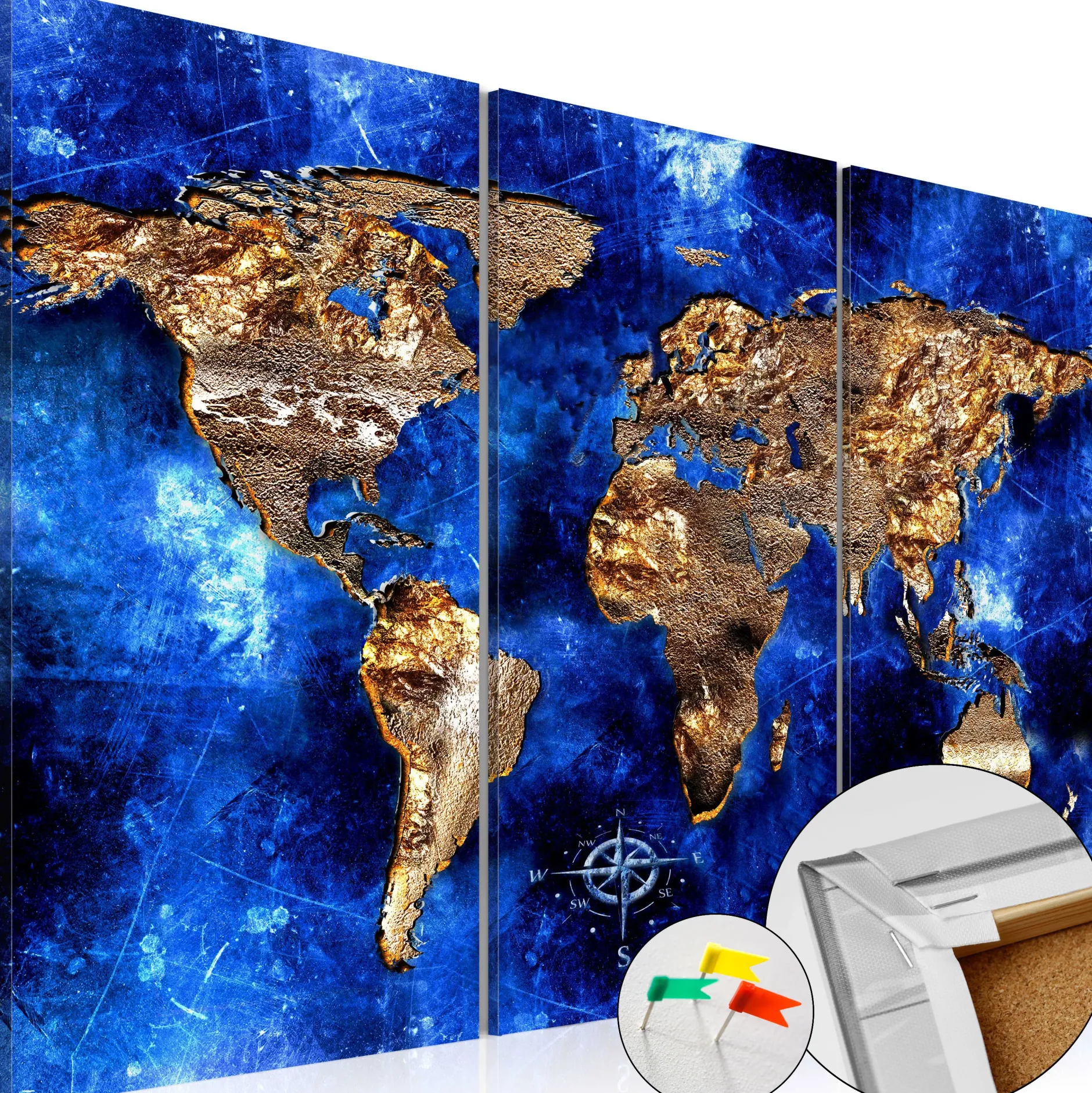Pinnwand Bild 'Golden Continents'