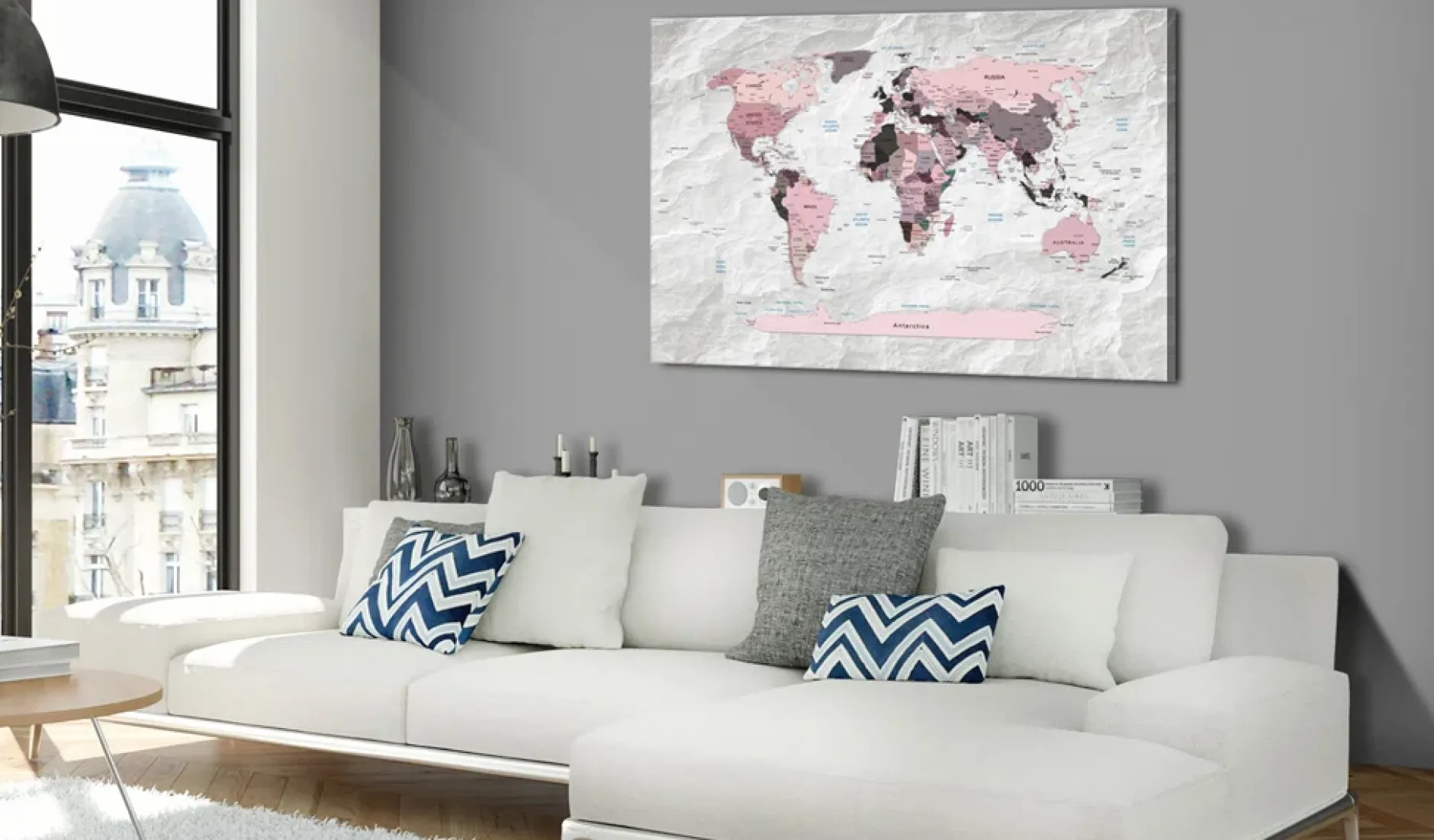 Pinnwand Bild 'Pink Continents'