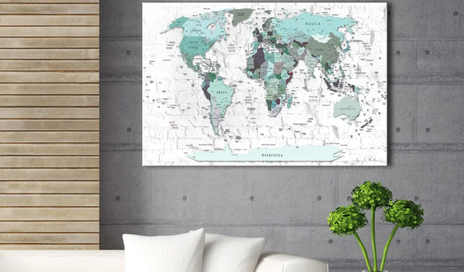Pinnwand Bild 'Sky-blue Border'