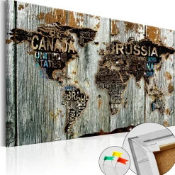 Pinnwand Bild 'Wooden Border'