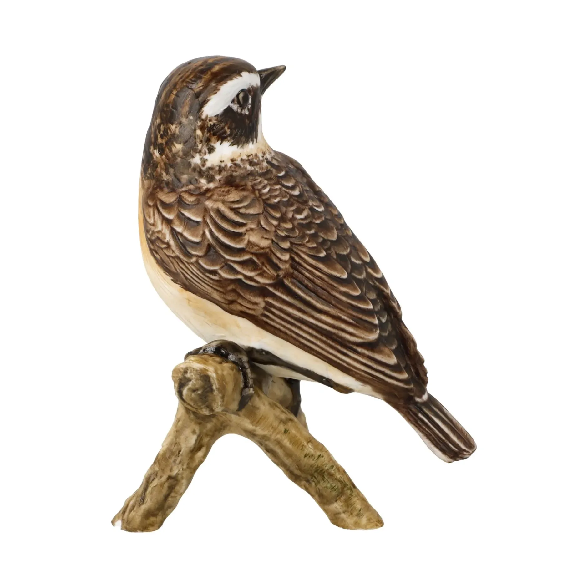 Porzellan Figur 'Braunkehlchen' von Goebel 7x9x7cm