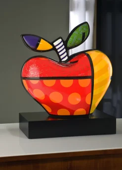 Porzellan Figur 'Bunt ist gesund' von Romero Britto 49x58x33cm