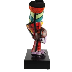 Porzellan Figur 'Dancing Boy' von Romero Britto 17,5x47,5x35,5cm