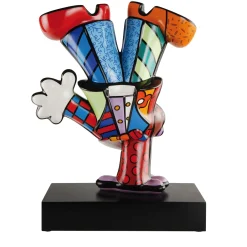 Porzellan Figur 'Dancing Boy' von Romero Britto 17,5x47,5x35,5cm