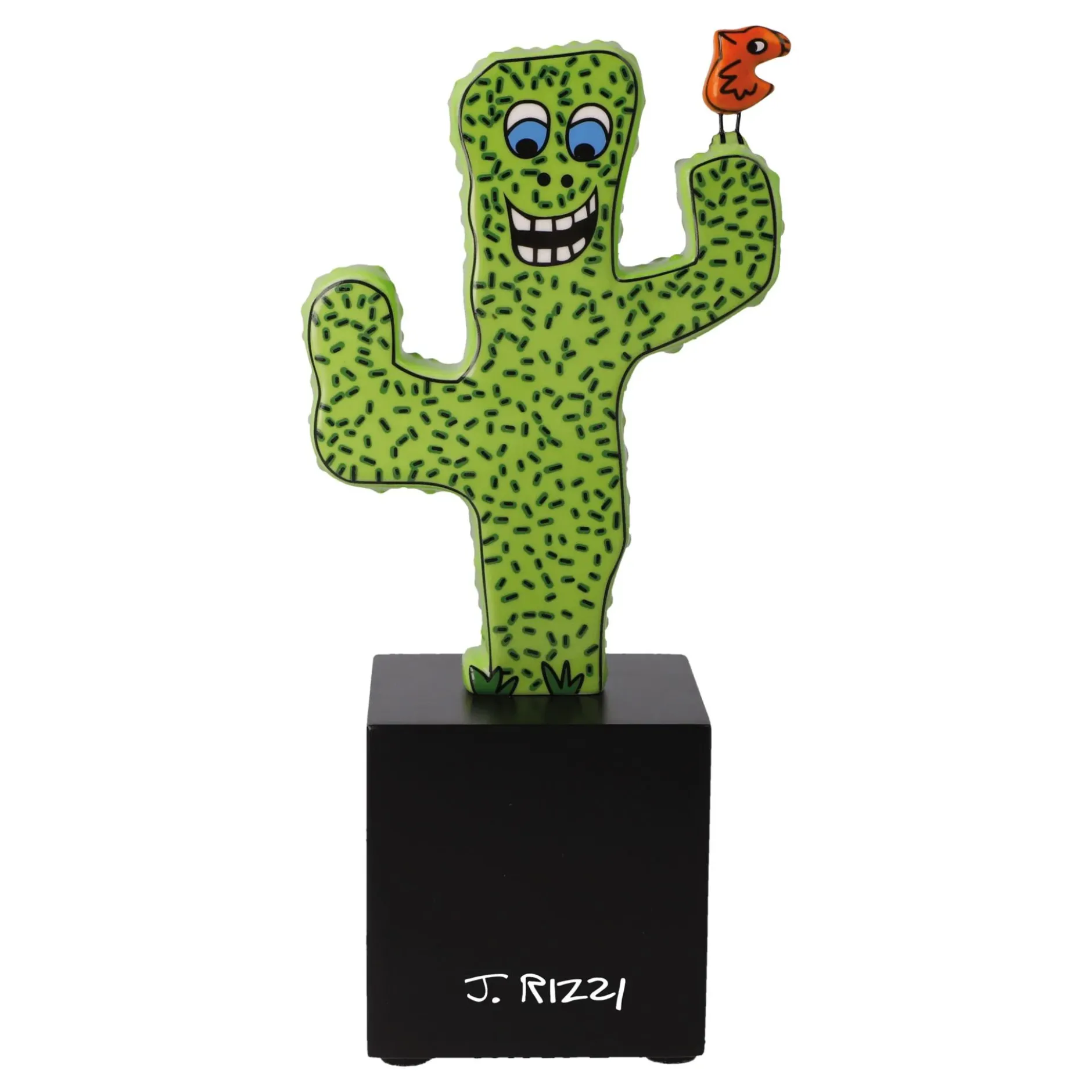Porzellan Figur 'Desert Life' von James Rizzi 7x21x10cm