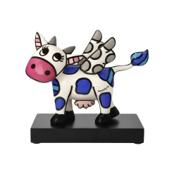 Porzellan Figur 'Die fliegende Kuh' von Romero Britto 20x19x9cm