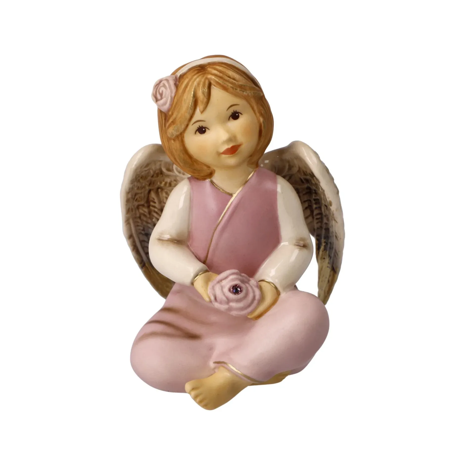 Porzellan Figur 'Engel der Liebe' von Goebel 7x10x7cm