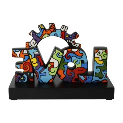Porzellan Figur 'Evolution of Love 2' von Billy the Artist 0,85x15x22cm