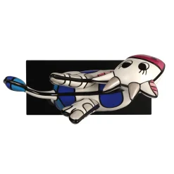 Porzellan Figur 'Flying Cow' von Romero Britto 15,5x31x37,2cm