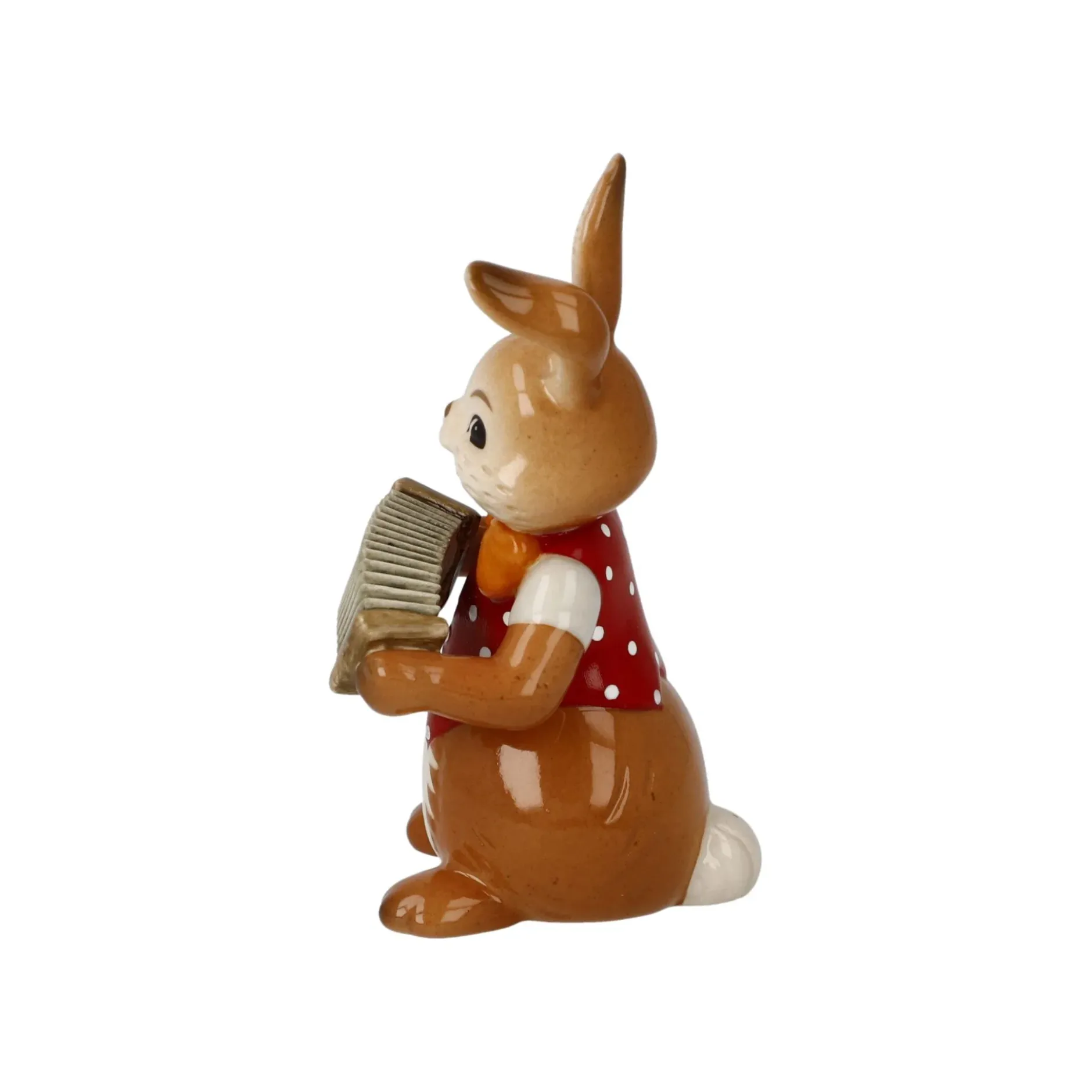 Porzellan Figur 'Frecher Musikant' von Goebel 4x8x4cm