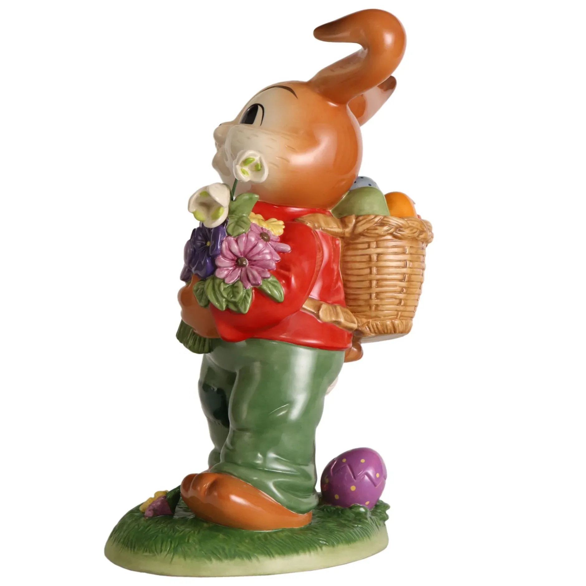 Porzellan Figur 'Frohe Osterzeit' von Goebel 18,5x38x27cm