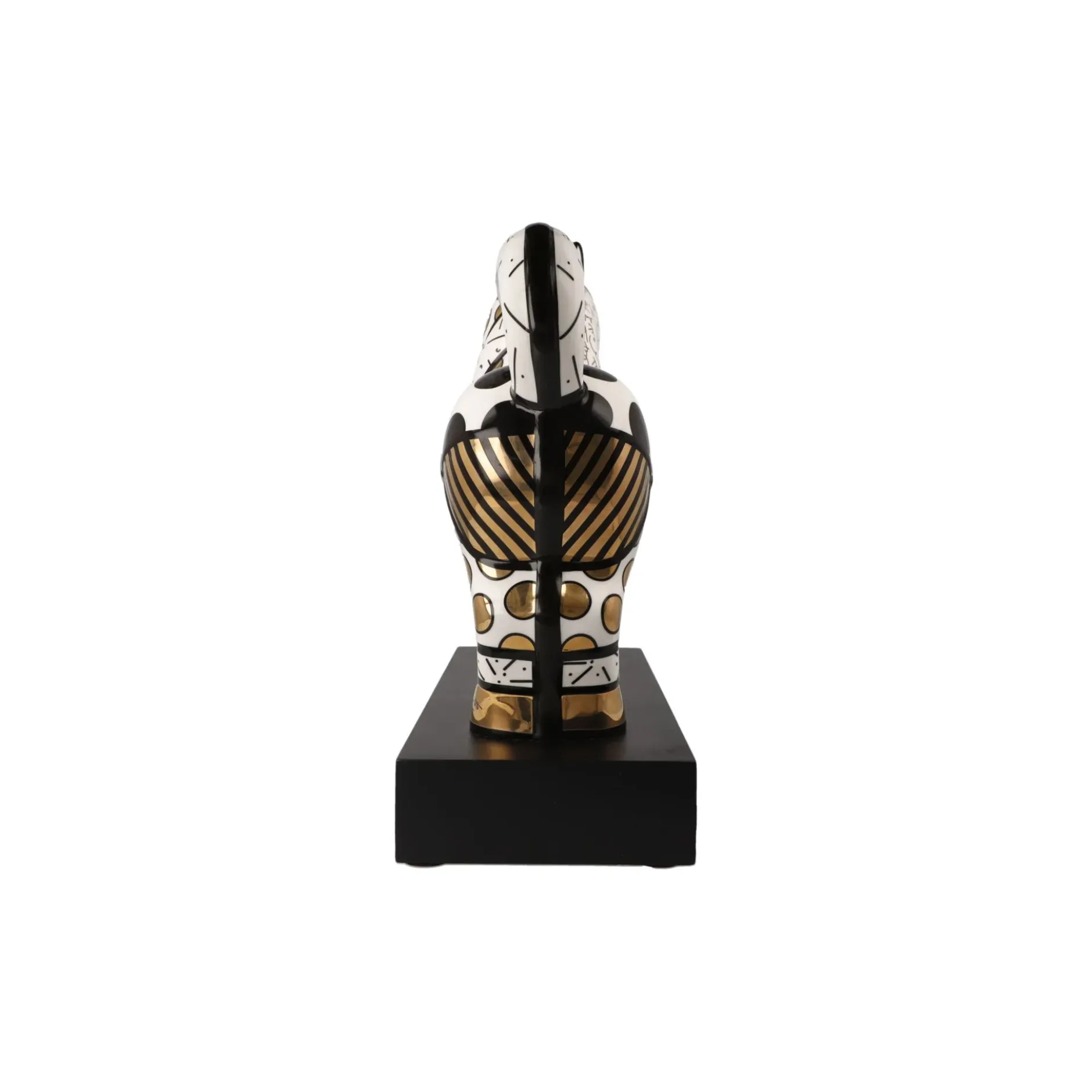 Porzellan Figur 'Golden Dancer' von Romero Britto 12,5x31x28cm