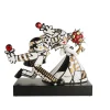 Porzellan Figur 'Golden Follow Me' von Romero Britto 17x41x48cm