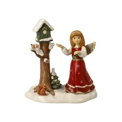 Porzellan Figur 'Himmlischer Besuch' von Goebel 11x19,5x18cm